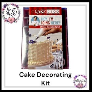 Cake Boss 24 piece decorating tip set for icing cakes, shrink wrapped